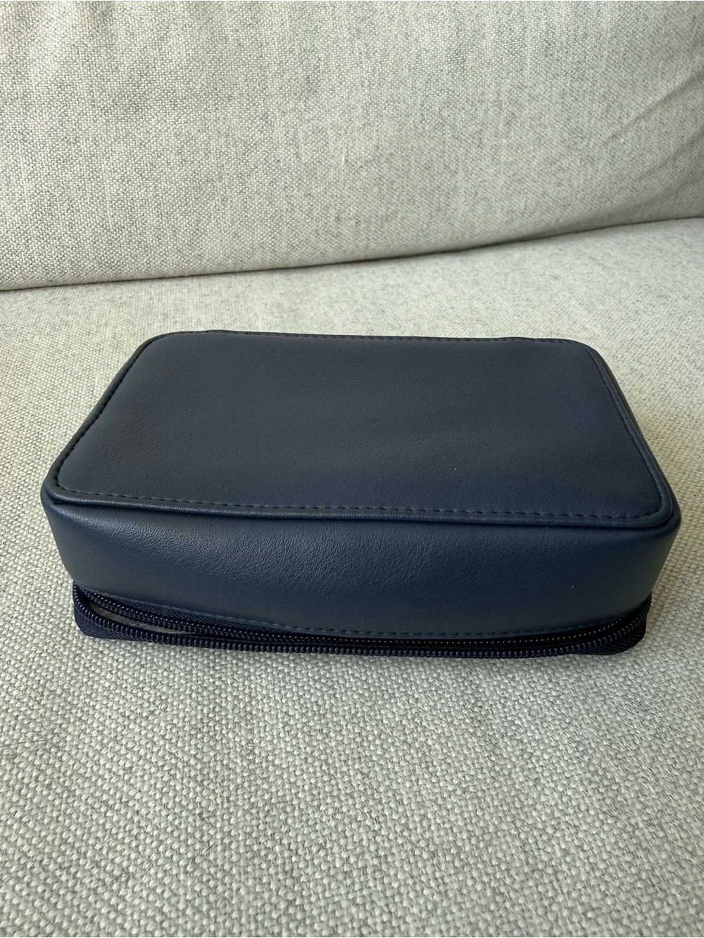 NEW Missoni Travel Case Makeup Jewelry Packing Cube Small Blue